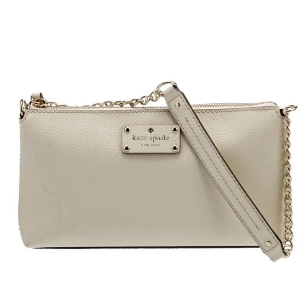 Kate Spade Cream Wristlet Clutch
